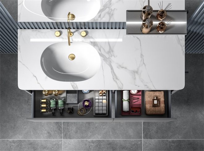 luckyrich Wall - Mounted Bathroom Cabinet - 图片 2