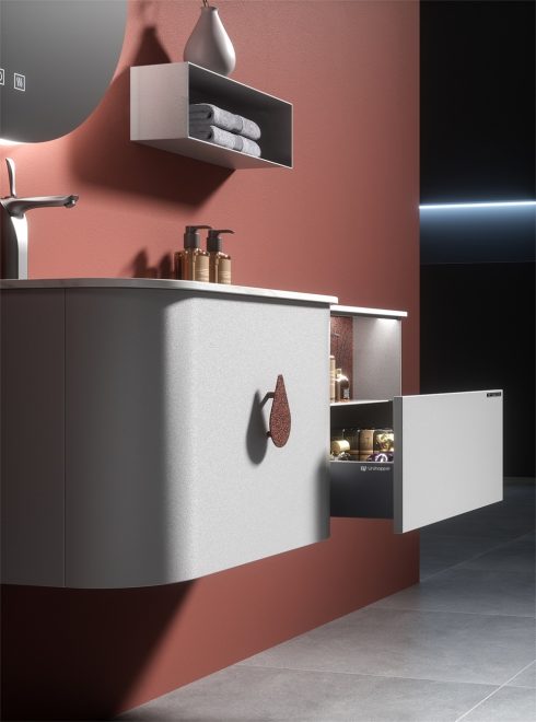 luckyrich Wall - Mounted Bathroom Cabinet Bathroom Vanity - 图片 3