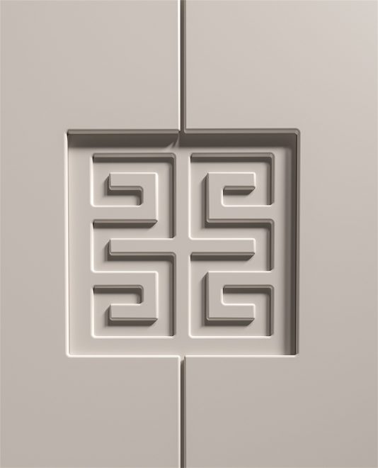 lucky Chinese-style stainless steel wall-mounted bathroom cabinet - 图片 3