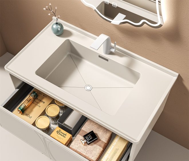 Lucky Bathroom Vanity European-style bathroom cabinet - 图片 2