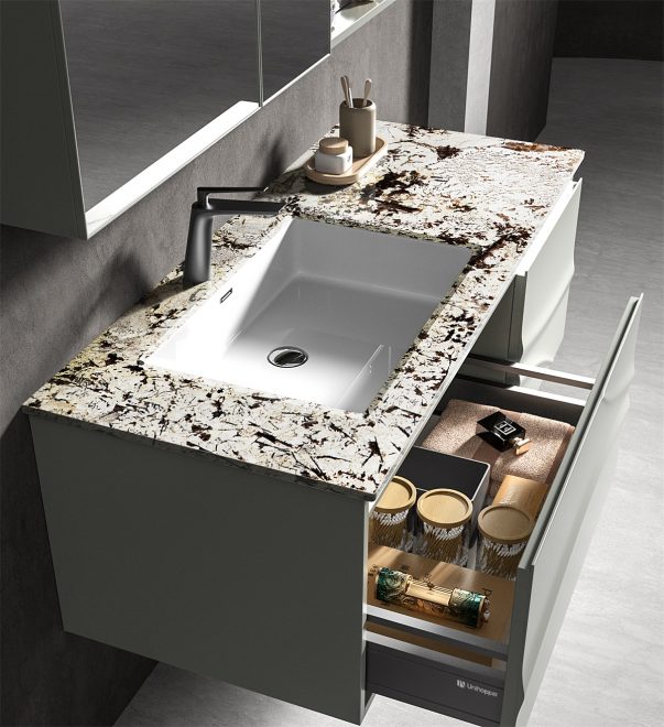 Lucky  stainless steel wall-mounted bathroom cabinet - 图片 2