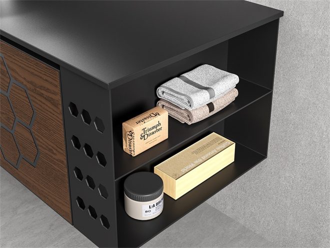 luckyrich  Wall - Mounted Bathroom Cabinet - 图片 4