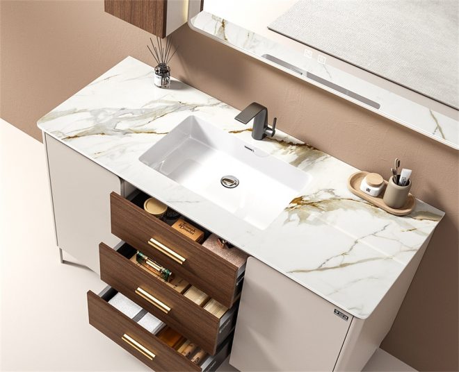 lucky floor standing bathroom cabinet - 图片 2