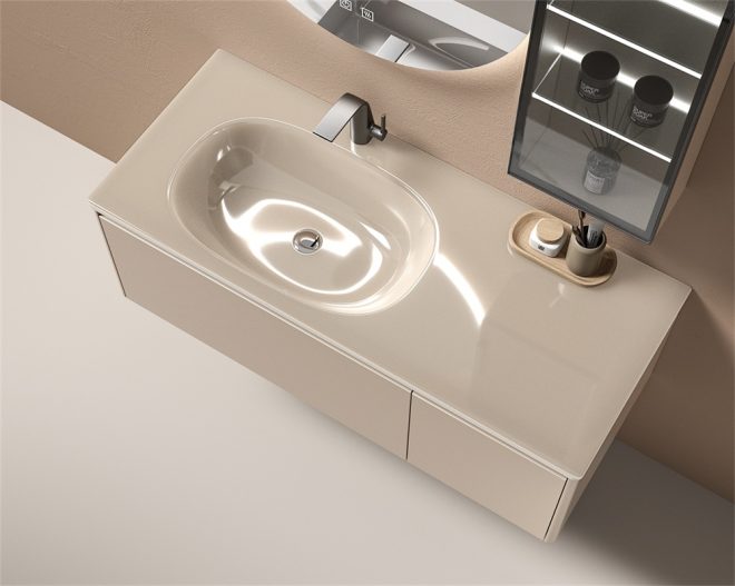 lucky Modern stainless steel bathroom cabinets - 图片 2