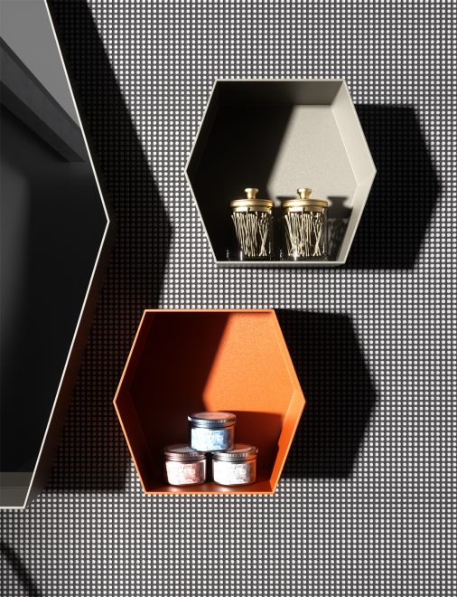Stainless steel wall-mounted bathroom cabinet - 图片 3