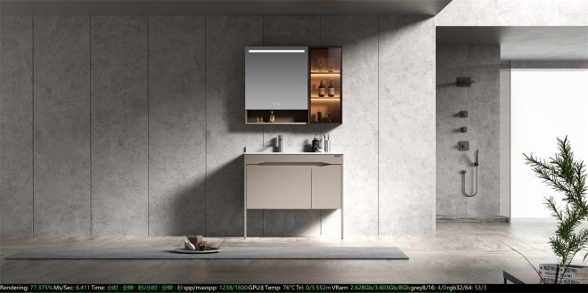 Lucky stainless steel wall-mounted bathroom cabinet - 图片 2