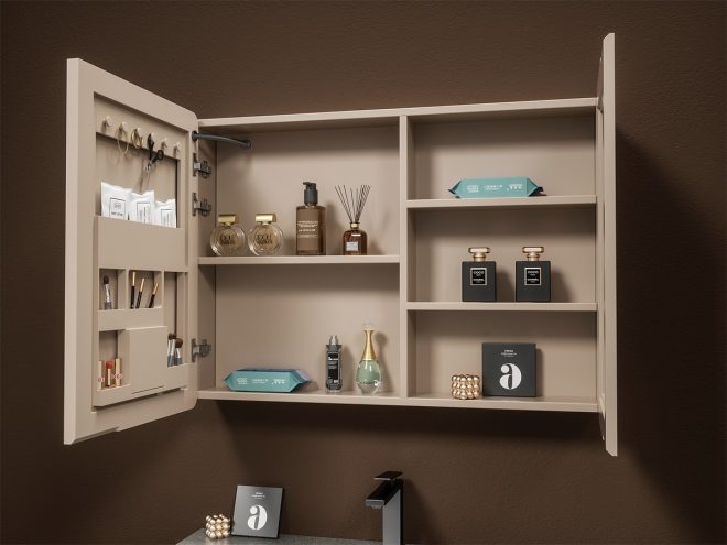 luckyrich modern style freestanding bathroom cabinet - 图片 3