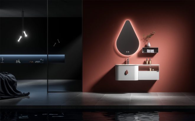 luckyrich Wall - Mounted Bathroom Cabinet Bathroom Vanity