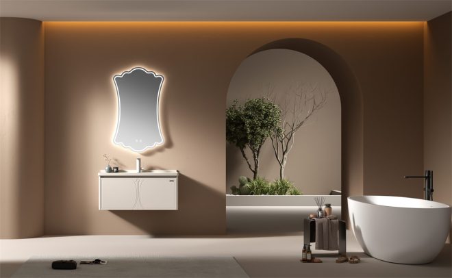 Lucky Bathroom Vanity European-style bathroom cabinet