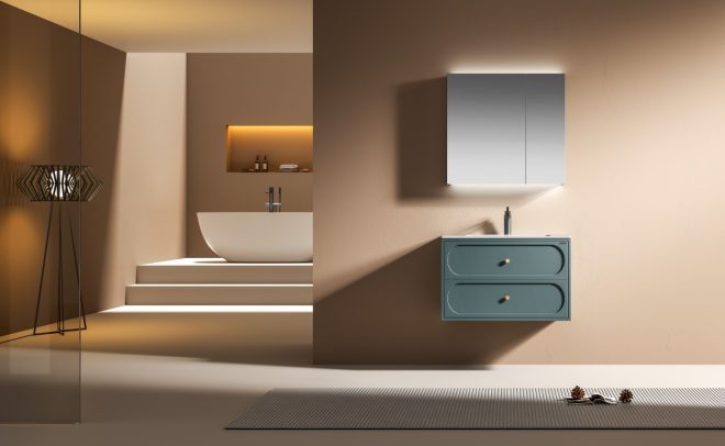 luckyrich Small wall-mounted bathroom cabinet Wall - Mounted Bathroom Cabinet