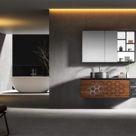 luckyrich  Wall – Mounted Bathroom Cabinet