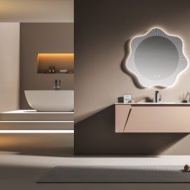 luckyrich Contemporary Bathroom Furniture Wall – Mounted Bathroom Cabinet