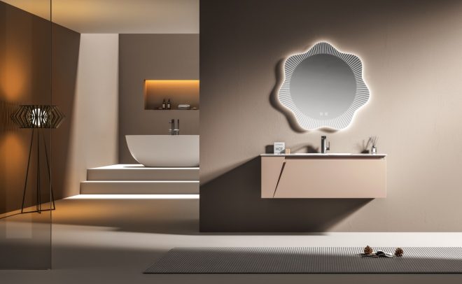 luckyrich Contemporary Bathroom Furniture Wall - Mounted Bathroom Cabinet