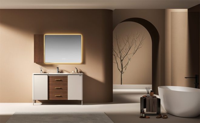 lucky floor standing bathroom cabinet