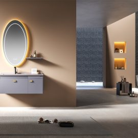 luckyrich Simple design bathroom cabinet