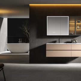 luckyrich wall – mounted Bathroom Cabinet with Storage