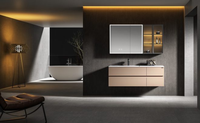 luckyrich wall - mounted Bathroom Cabinet with Storage