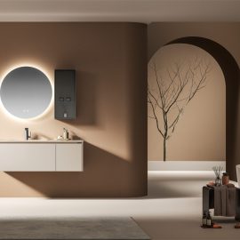 lucky Modern stainless steel bathroom cabinets