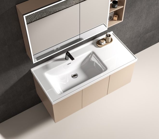luckyrich wall - mounted Bathroom Cabinet with Storage - 图片 4