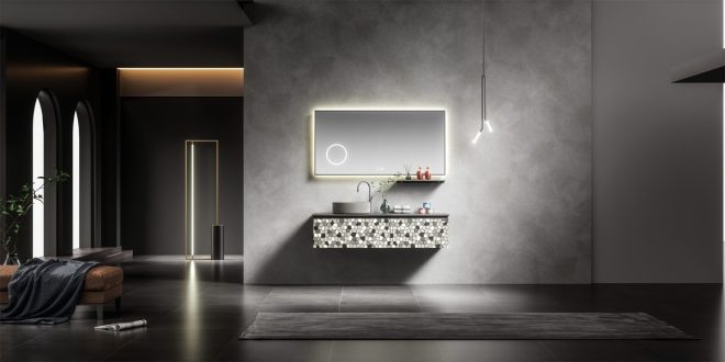 Modern stainless steel bathroom cabinets  Wall - Mounted Bathroom Cabinet