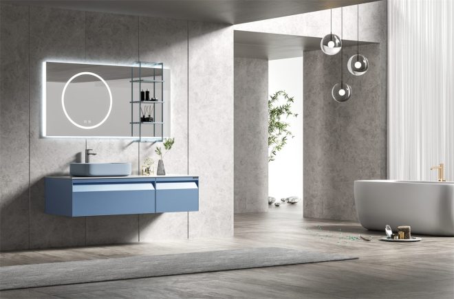 lucky Blue stainless steel bathroom cabinet Wall - Mounted Bathroom Cabinet