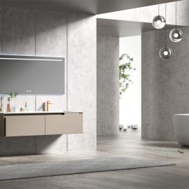 lucky Stainless steel wall-mounted bathroom cabinet