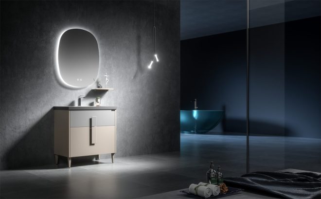 lucky Bathroom Floor Cabinet    Tall Bathroom Storage Cabinet